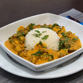 Veal Curry with Basmati Rice